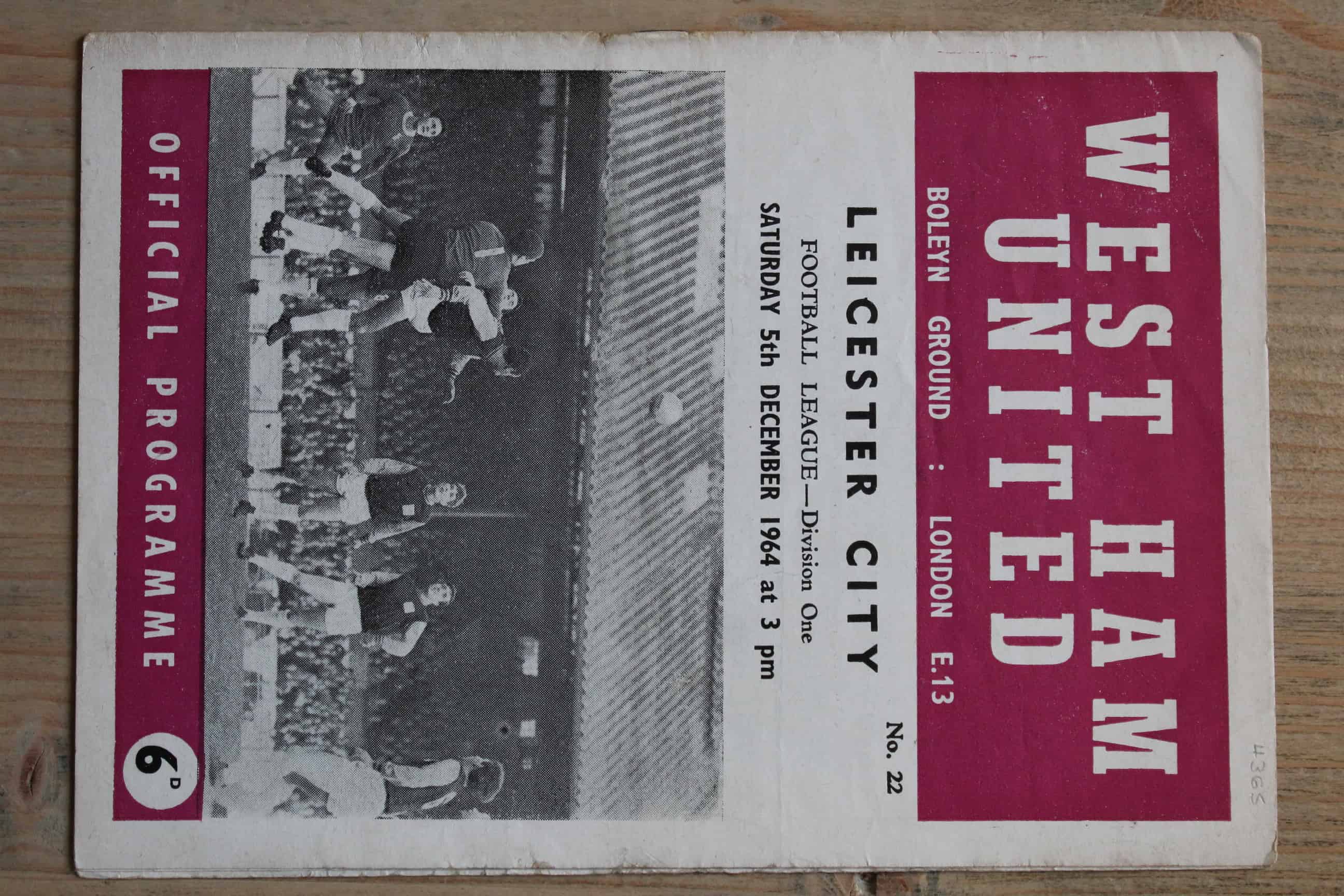 West Ham United FC v Leicester City FC